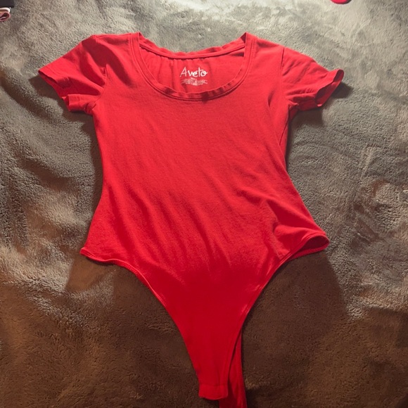 Red Body Suit - Picture 1 of 3